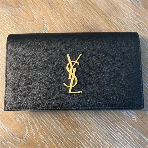 ysl pebbled leather clutch|SAINT LAURENT .